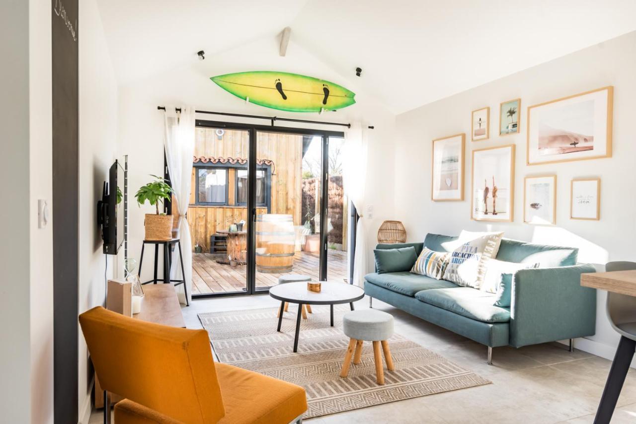 Frenchyhomes☆Bassin Surf☆La Hume☆6 Pers กูฌ็อง-เมสทราส ภายนอก รูปภาพ