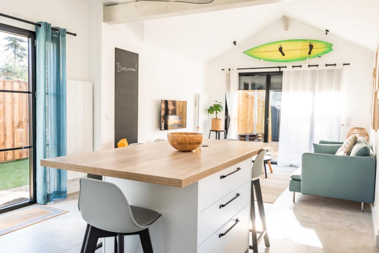 Frenchyhomes☆Bassin Surf☆La Hume☆6 Pers กูฌ็อง-เมสทราส ภายนอก รูปภาพ