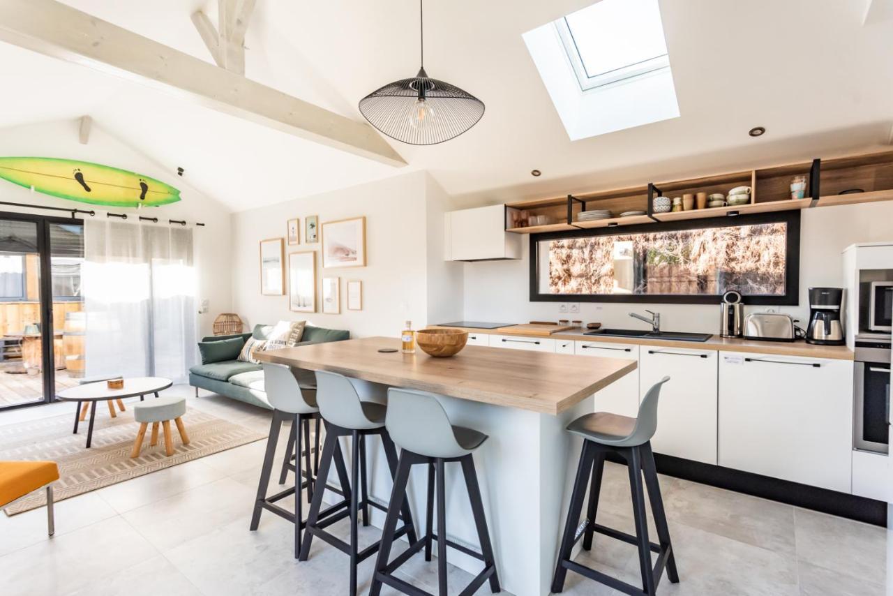 Frenchyhomes☆Bassin Surf☆La Hume☆6 Pers กูฌ็อง-เมสทราส ภายนอก รูปภาพ